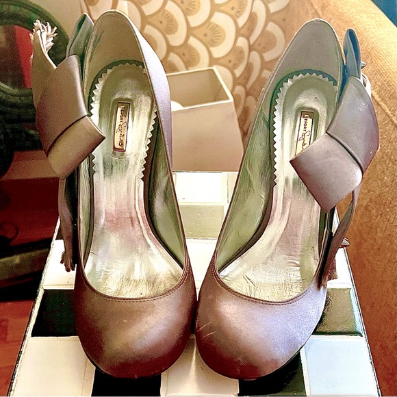 Report Signature vintage satin high heels - Picture 2 of 10